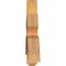 Ekena Millwork Davenport Rough Sawn Timber Gable Bracket, Western Red Cedar, 108"W x 22"H x 4"D x 6"F, 5/12 Pitch GBW108X22X0406DAV00RWR - alternate 3